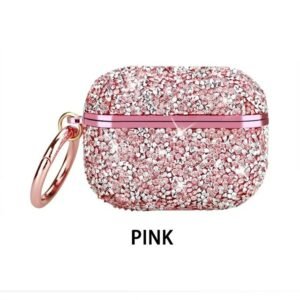 AirPods 1 & 2 Stone Diamond Case – Pink