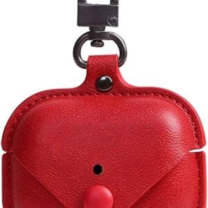 AirPods 4 Leatherette Case – Red