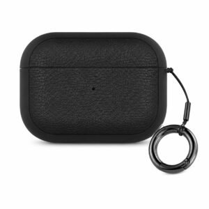 AirPods 4 Elite Leather Case – Black
