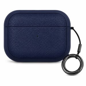 AirPods Pro 3 Elite Leather Case – Navy Blue