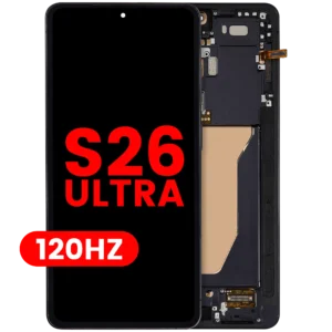 Samsung Galaxy S26 Ultra OLED Assembly With Frame (US & International Version) (Aftermarket Plus) (120Hz) (Black)