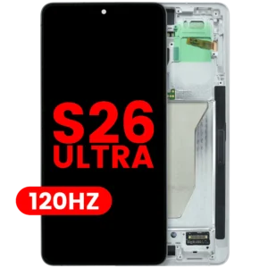 Samsung Galaxy S26 Ultra OLED Assembly With Frame (US & International Version) (Aftermarket Plus) (120Hz) (White)