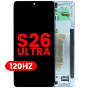 Samsung Galaxy S26 Ultra OLED Assembly With Frame (US & International Version) (Aftermarket Plus) (120Hz) (Sky Blue)