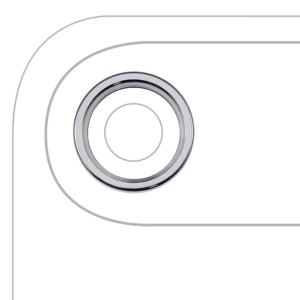 iPhone Air Back Camera Bezel Ring Only – Sky Blue, 10 Pack