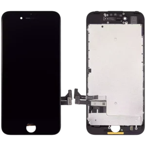LCD Assembly With Steel Plate For iPhone 7 (Aftermarket Pro: XO7 Incell) (Black)