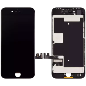 LCD Assembly With Steel Plate For iPhone 8 / SE (2020 / 2022) (Aftermarket) (Black)