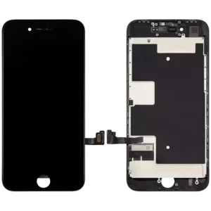 LCD Assembly With Steel Plate For iPhone 8 / SE (2020 / 2022) (Refurbished) (Black)