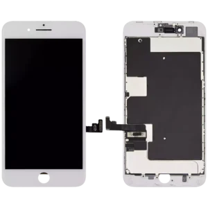LCD Assembly With Steel Plate For iPhone 8 Plus (Refurbished) (White)