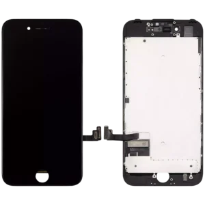 LCD Assembly With Steel Plate For iPhone 7 (Refurbished) (Black)