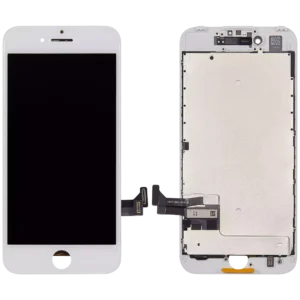 LCD Assembly With Steel Plate For iPhone 7 (Aftermarket: AQ7) (White)