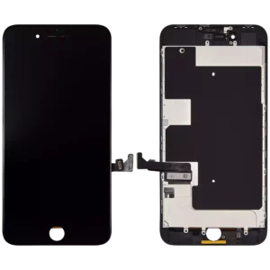 LCD Assembly With Steel Plate For iPhone 8 Plus (Aftermarket Pro: XO7 Incell) (Black)
