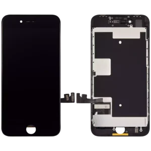 LCD Assembly With Steel Plate For iPhone 8 / SE (2020 / 2022) (Aftermarket Pro: XO7 Incell) (Black)