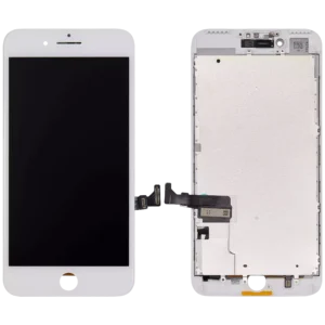 LCD Assembly With Steel Plate For iPhone 7 Plus (Aftermarket Pro: XO7 Incell) (White)