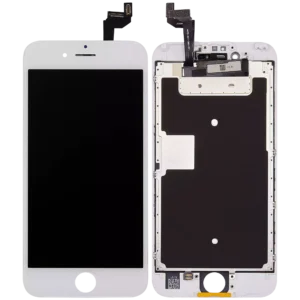 LCD Assembly With Steel Plate For iPhone 6S (Aftermarket: AQ7) (White)