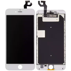 LCD Assembly With Steel Plate For iPhone 6S Plus (Aftermarket: AQ7) (White)