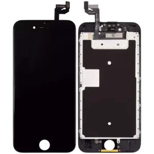 LCD Assembly With Steel Plate For iPhone 6S (Aftermarket) (Black)