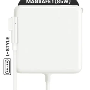 Apple 85W MagSafe 1 Wall Adapter (L-Style) (OEM Grade A/B, Bulk Packaging)