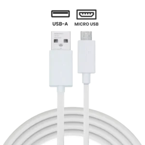 Micro USB To USB Type A Cable (Generic) (White)