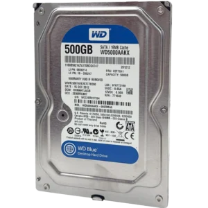 500GB WD Blue 3.5" HDD Internal Hard Drive - 7200 RPM (26mm) (Refurbished)