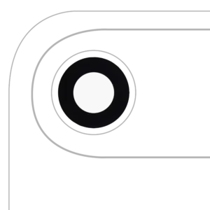 iPhone Air Back Camera Lens (Glass Only) with Adhesive – Real Sapphire, Premium, 10 Pack