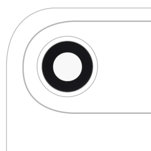 iPhone Air Back Camera Lens with Adhesive – Premium, 10 Pack, Sky Blue