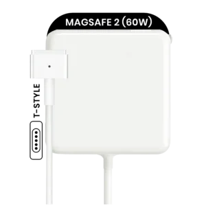 Apple 45W MagSafe 2 Wall Adapter (T-Style) (OEM Brand New, Bulk Packaging)